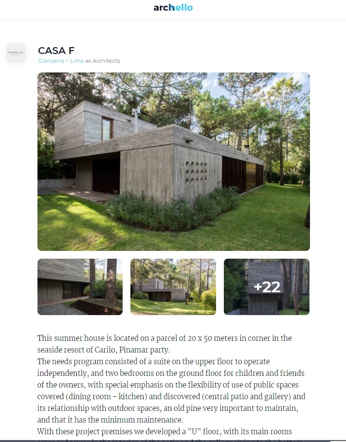 ARCHELLO | F house | 2019