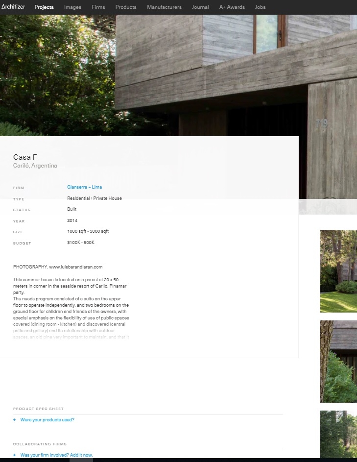 ARCHITIZER | Casa F | 2019