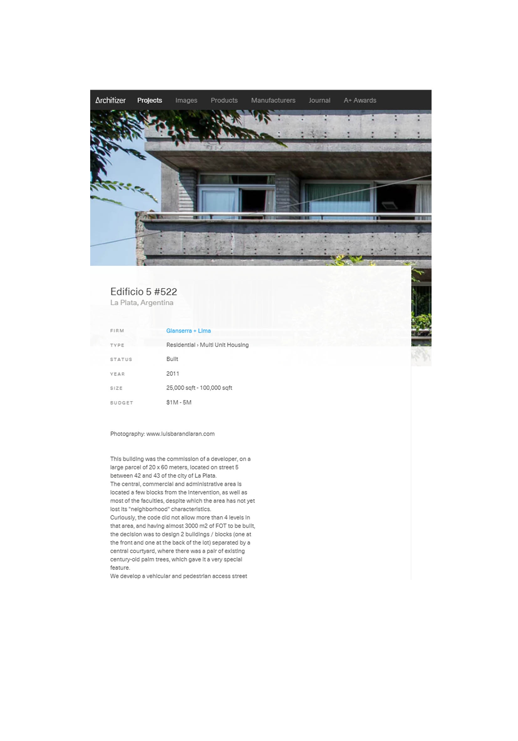 ARCHITIZER | Edificio 5 #522 | 2019